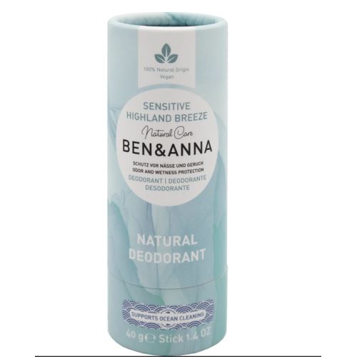 Ben & Anna Tuhý dezodorant Sensitive (40 g) - Horský vánok